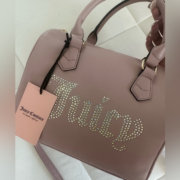 RARE juicy couture bling satchel clutch bag - Picture 7 of 13